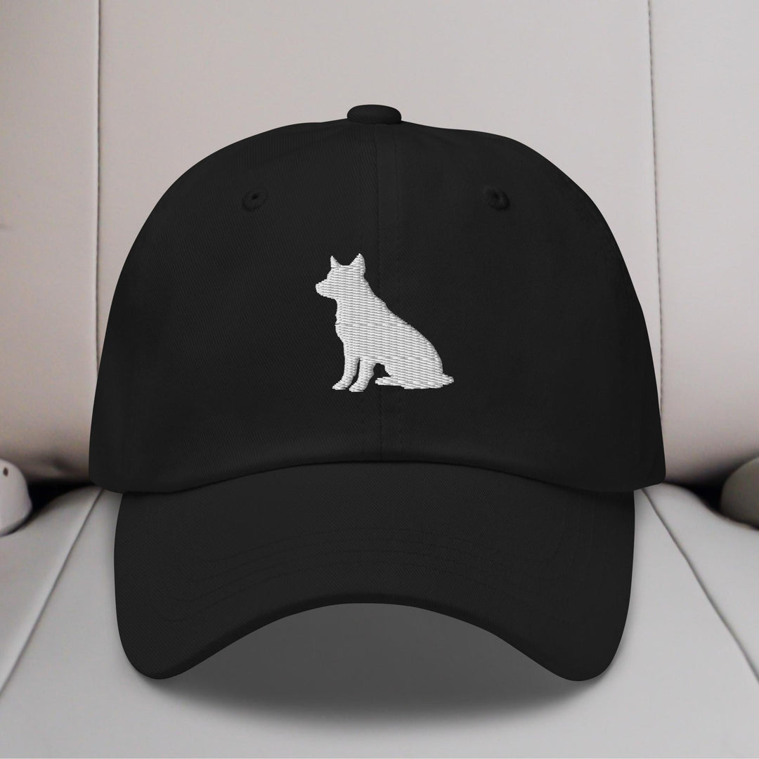 Australian Cattle Dog Silhouette Embroidered Hat