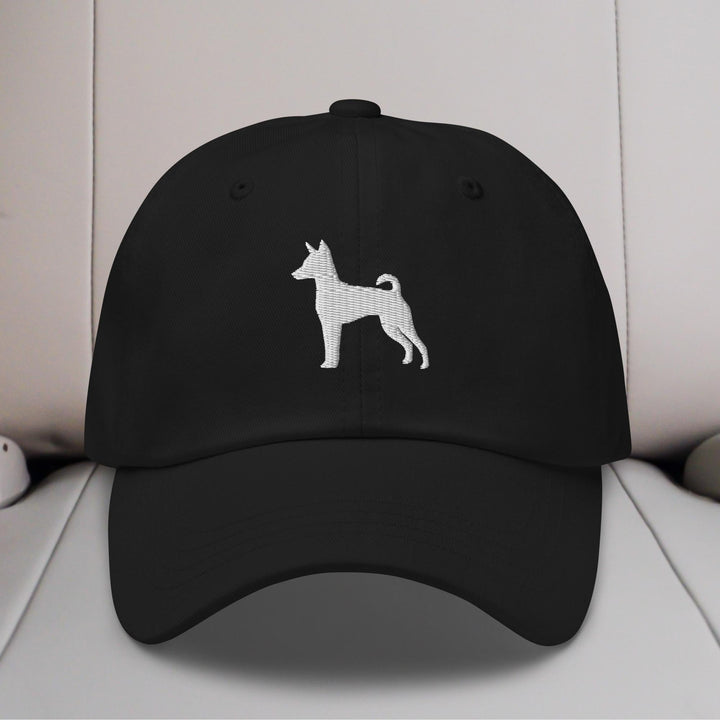 Basenji Silhouette Embroidered Hat