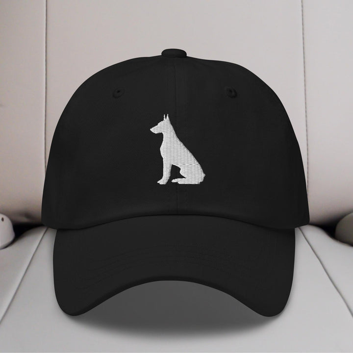 Doberman Silhouette Embroidered Hat