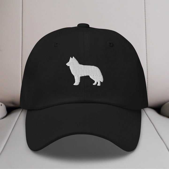 Husky Silhouette Embroidered Hat