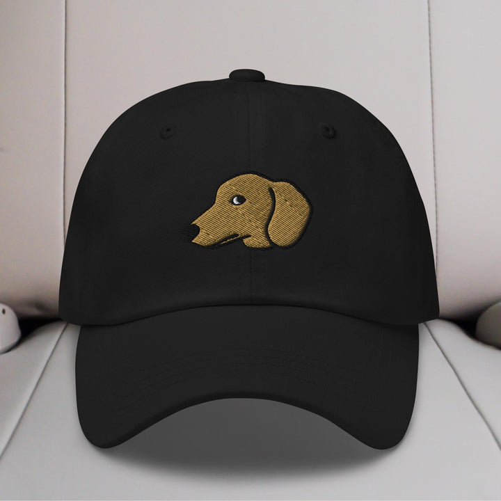 Dachshund Head (Red/Cream) Embroidered Hat