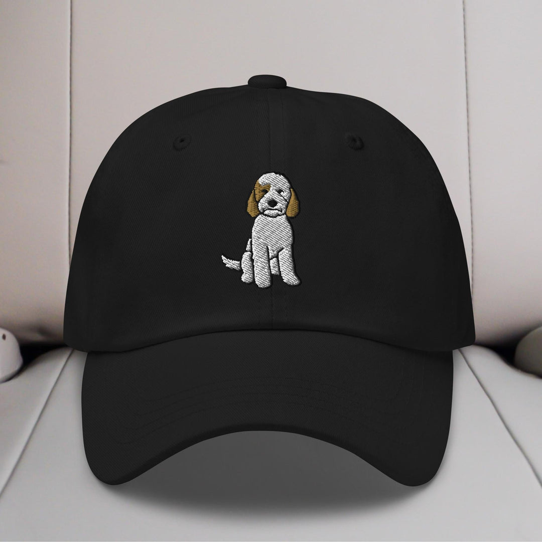 Goldendoodle (White & Gold) Embroidered Hat