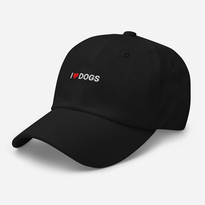 I Love Dogs Embroidered Hat