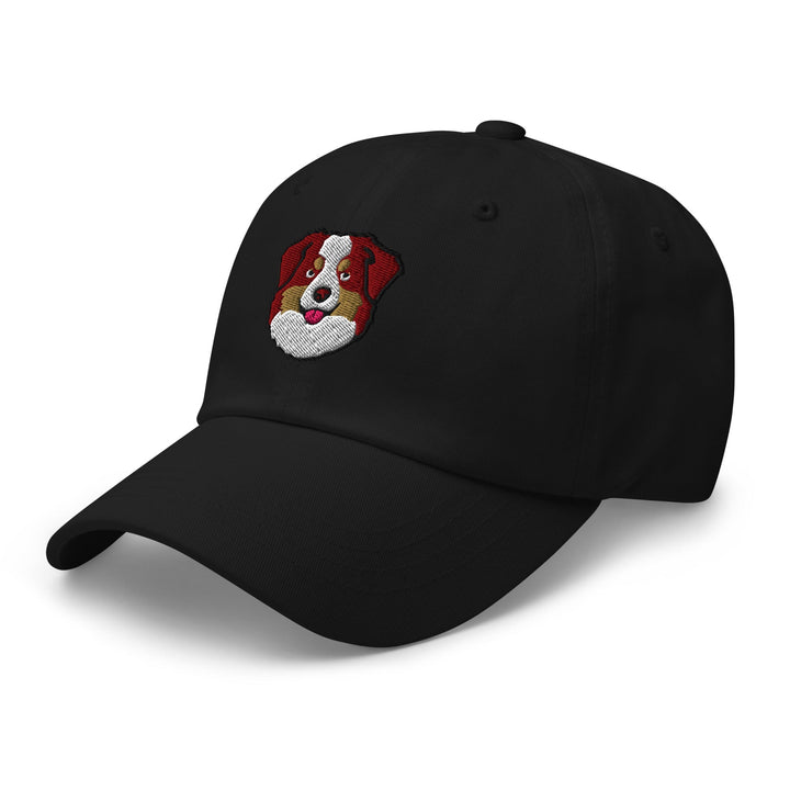 Australian Shepherd Head (Red) Embroidered Hat