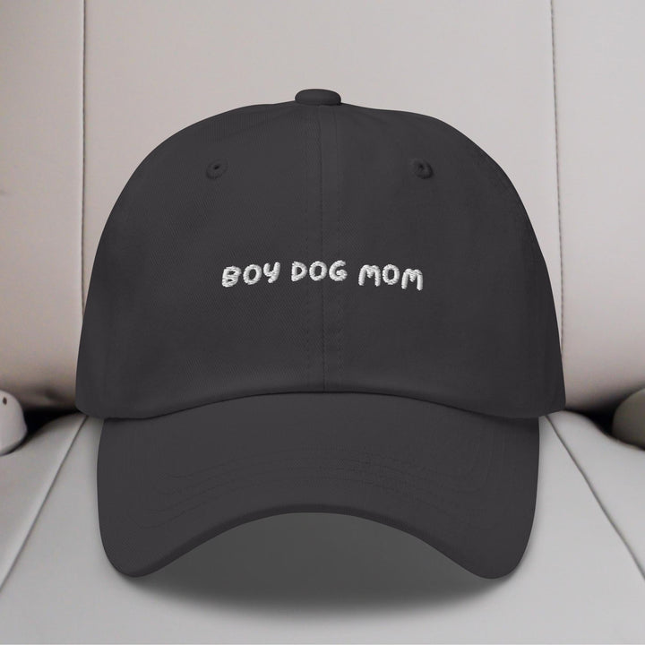 Boy Dog Mom Embroidered Hat
