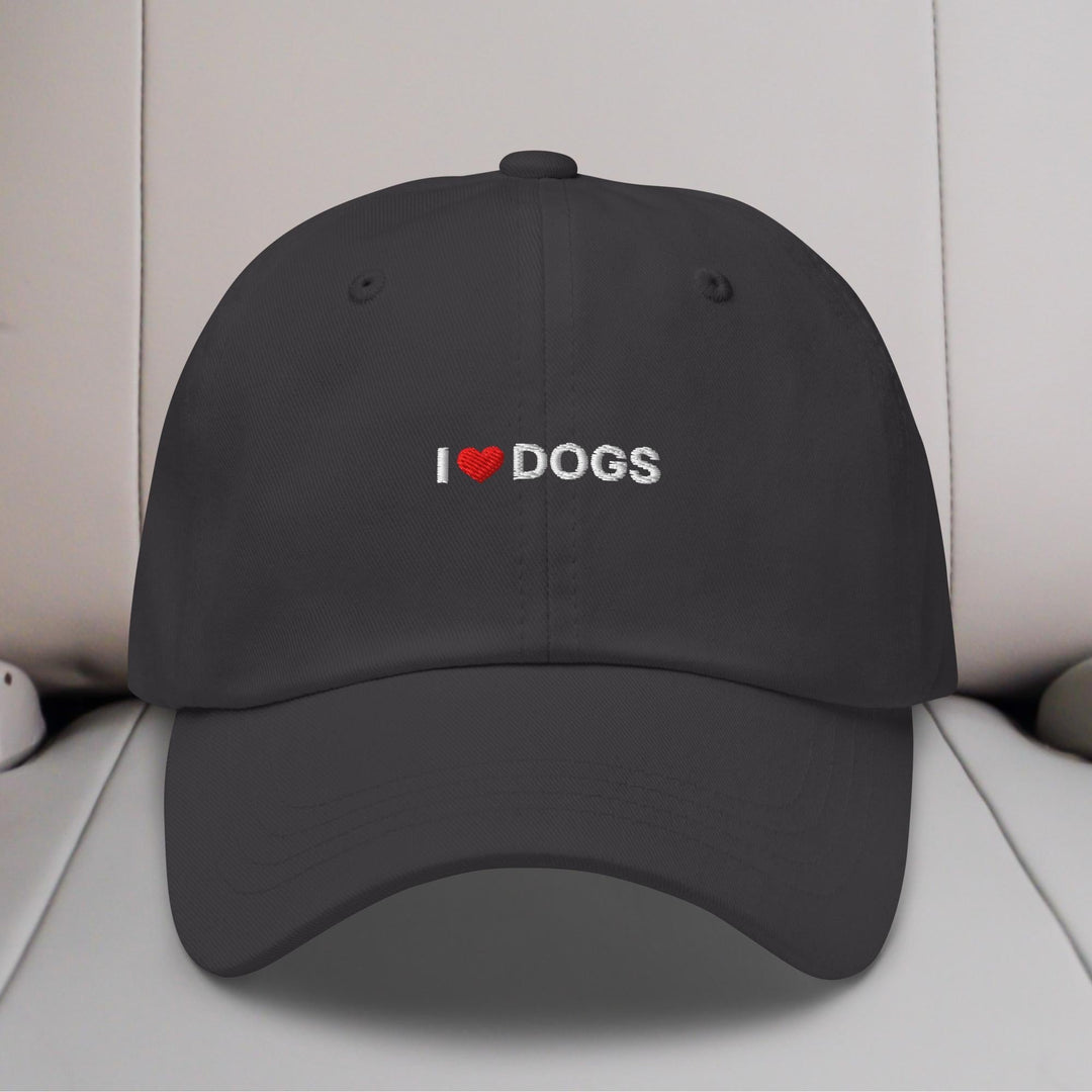 I Love Dogs Embroidered Hat
