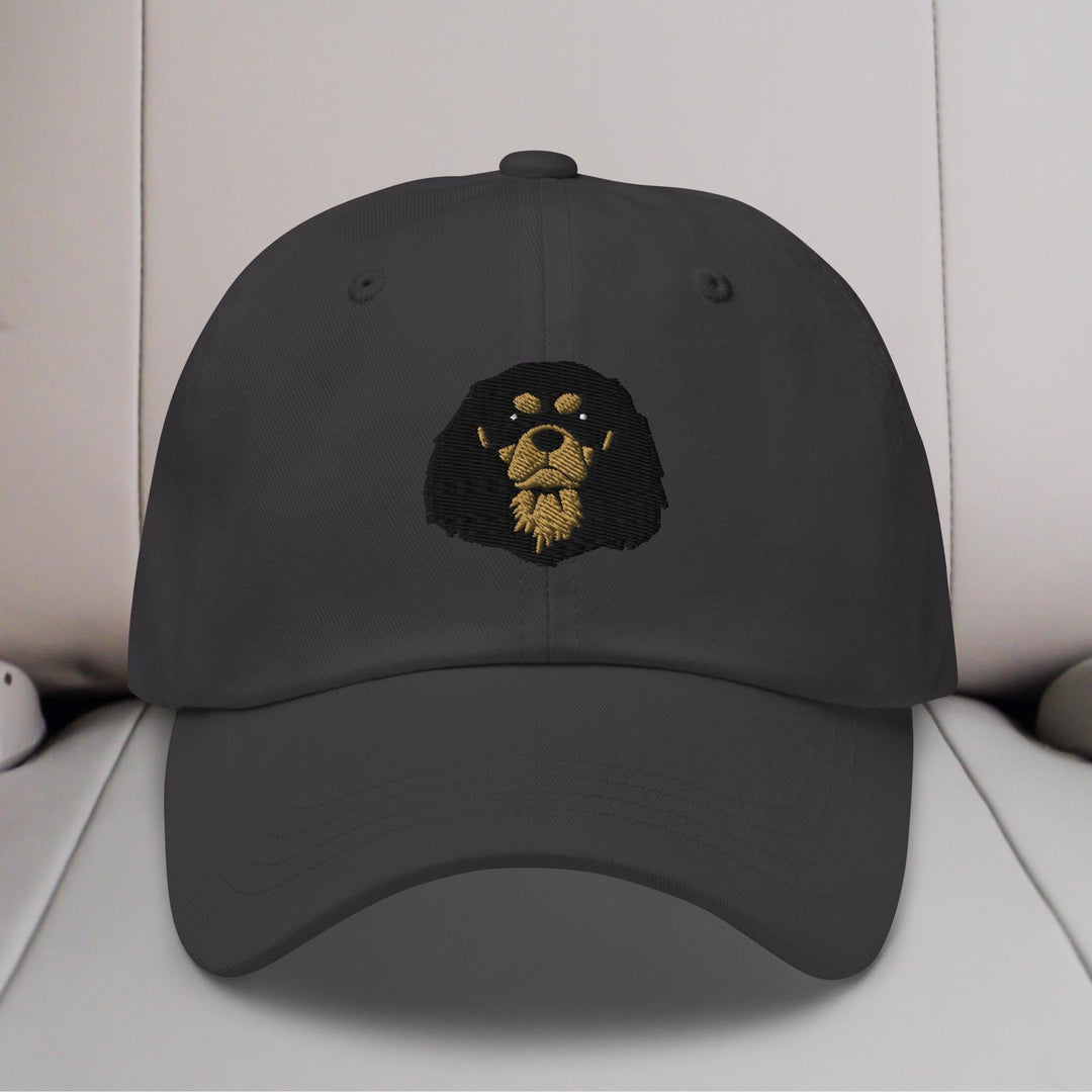 Cavalier King Charles Spaniel Head (Black & Tan) Embroidered Hat
