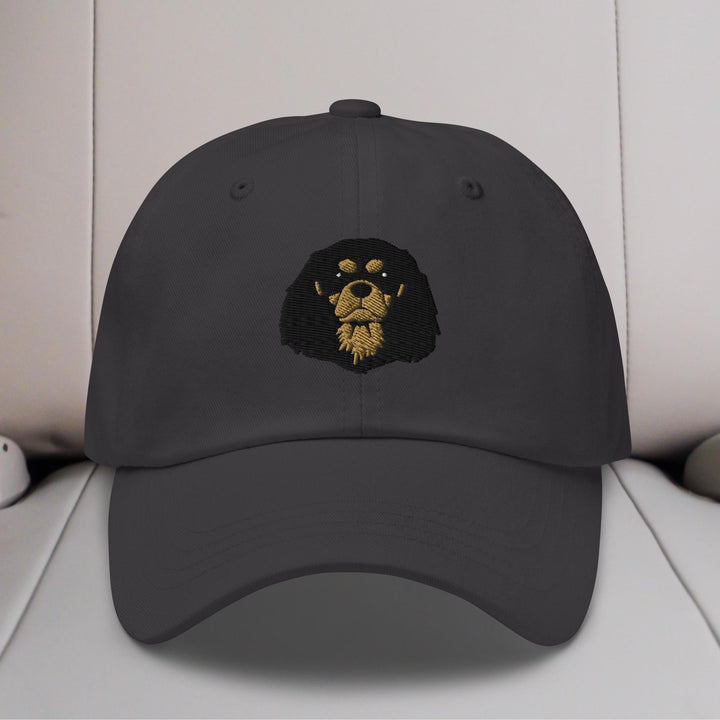 Cavalier King Charles Spaniel Head (Black & Tan) Embroidered Hat