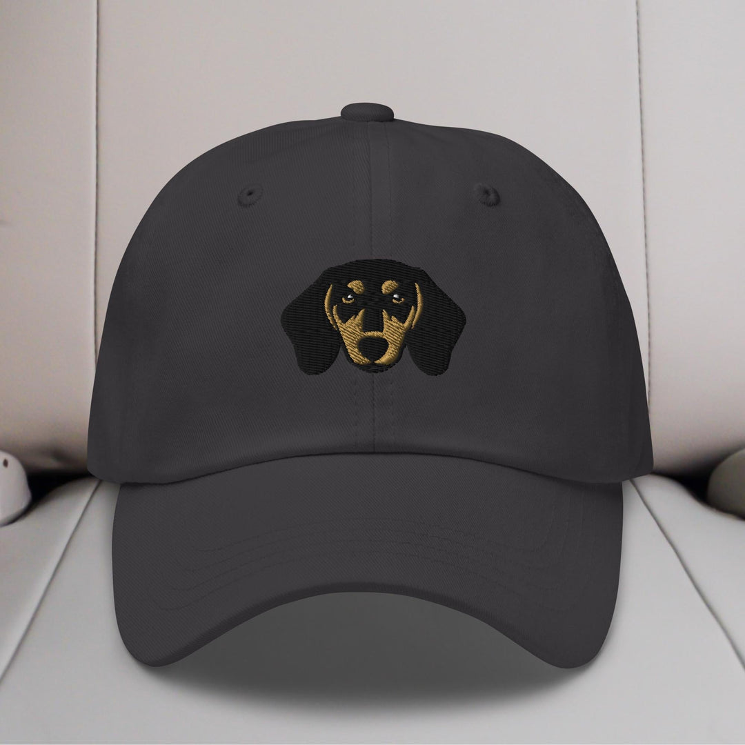 Dachshund Head Embroidered Hat