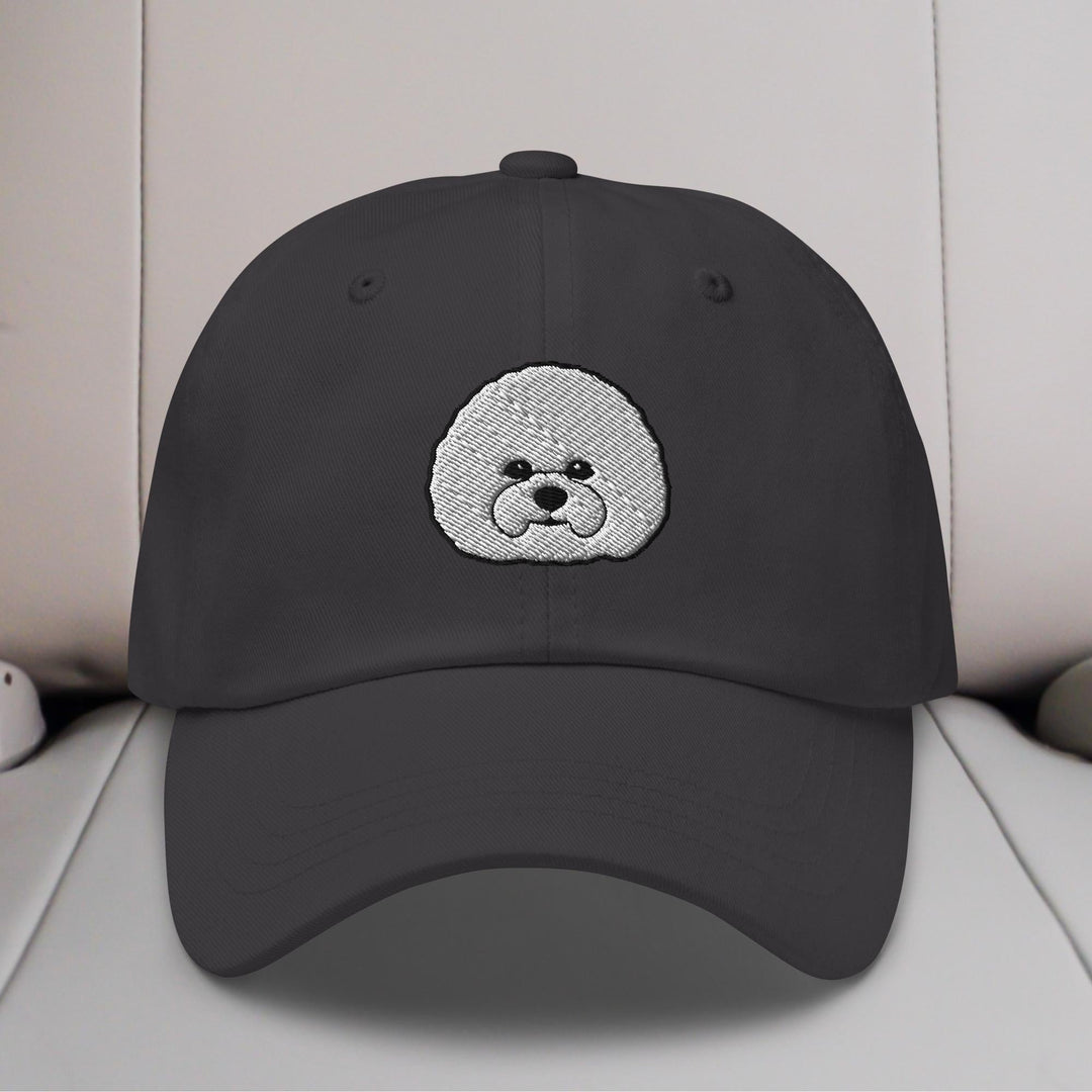 Bichon Frise Head Embroidered Hat