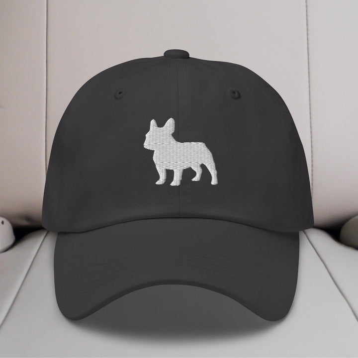 French Bulldog Silhouette Embroidered Hat