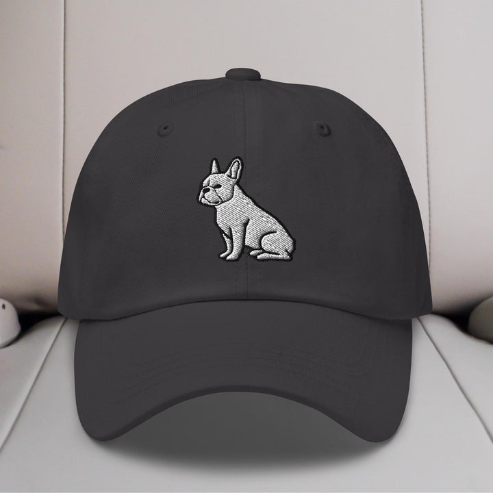 French Bulldog Sit Embroidered Hat
