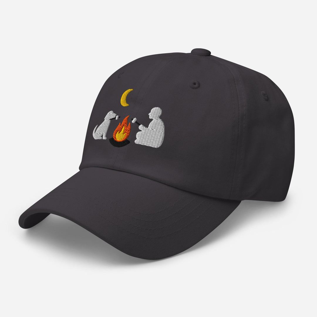Camping Dog Embroidered Hat