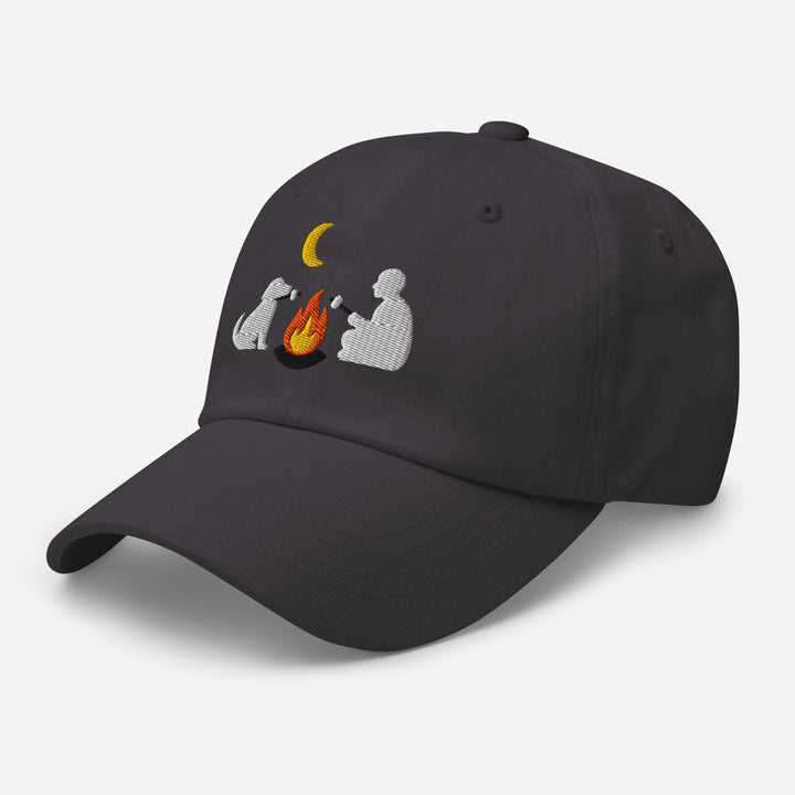 Camping Dog Embroidered Hat