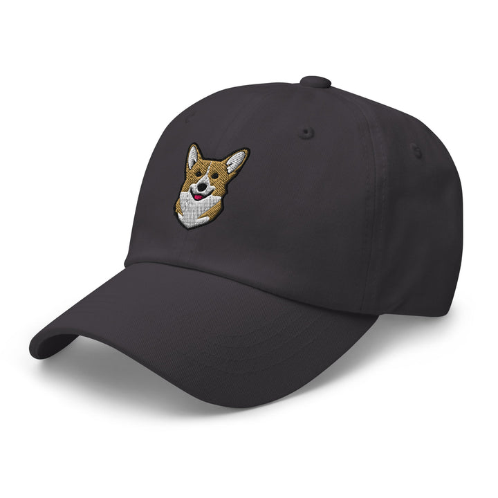 Corgi Head Embroidered Hat