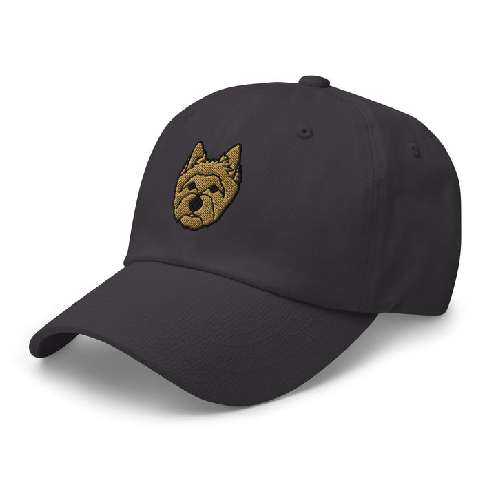 Cairn Terrier Head Embroidered Hat