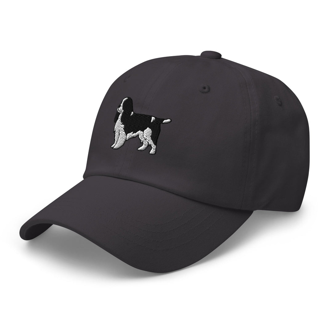 Cavalier King Charles Spaniel (Black & White) Embroidered Hat