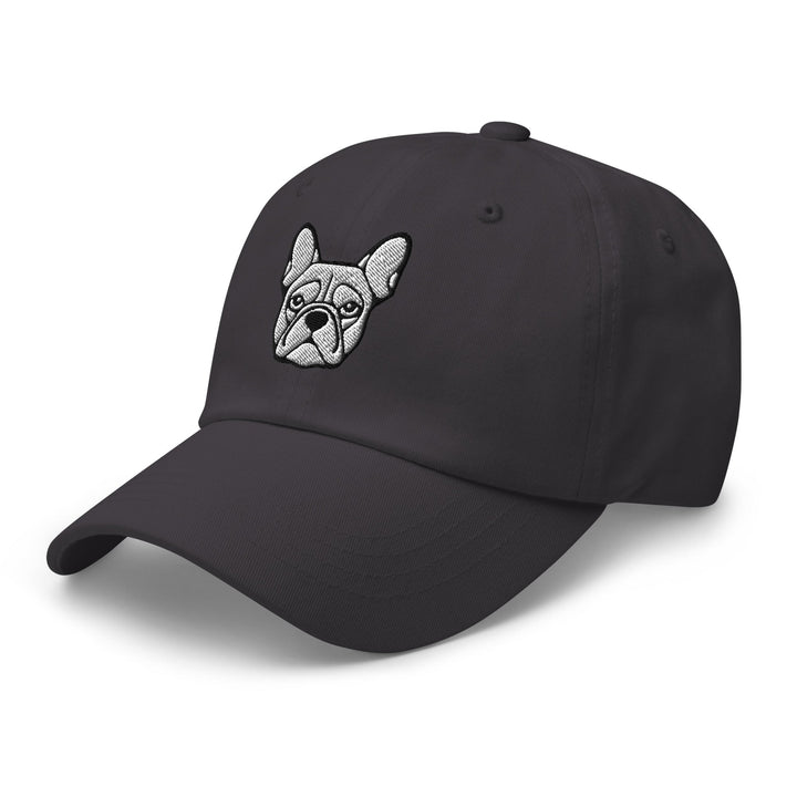 French Bulldog Head Embroidered Hat