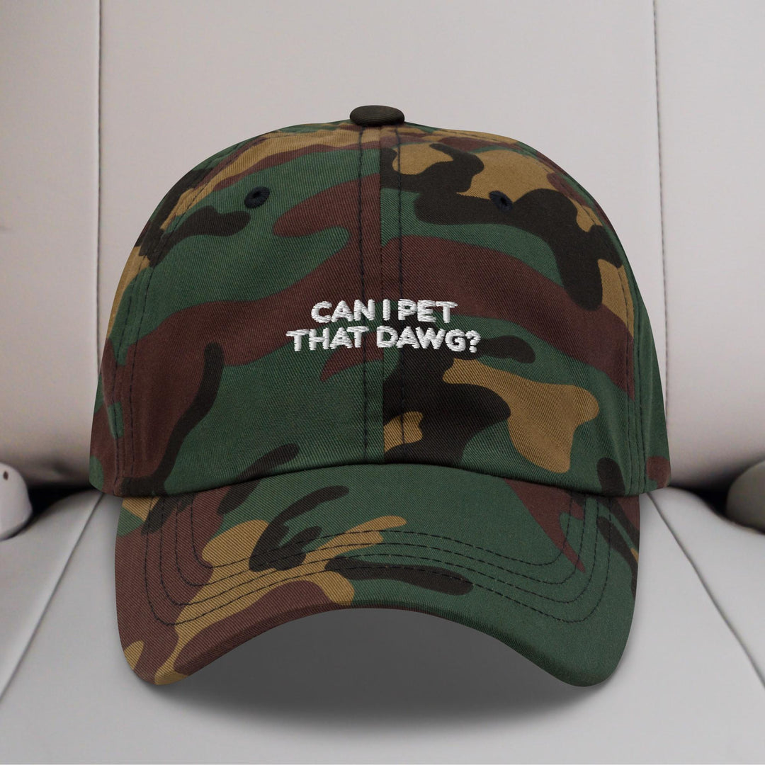 Can I Pet That Dawg Embroidered Hat