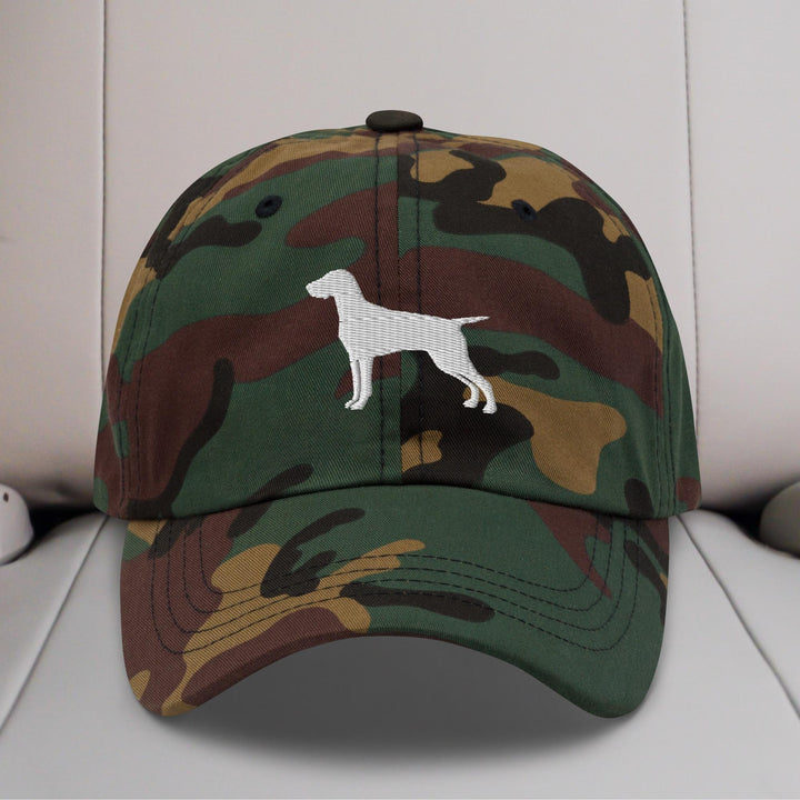 German Shorthaired Pointer Silhouette Embroidered Hat