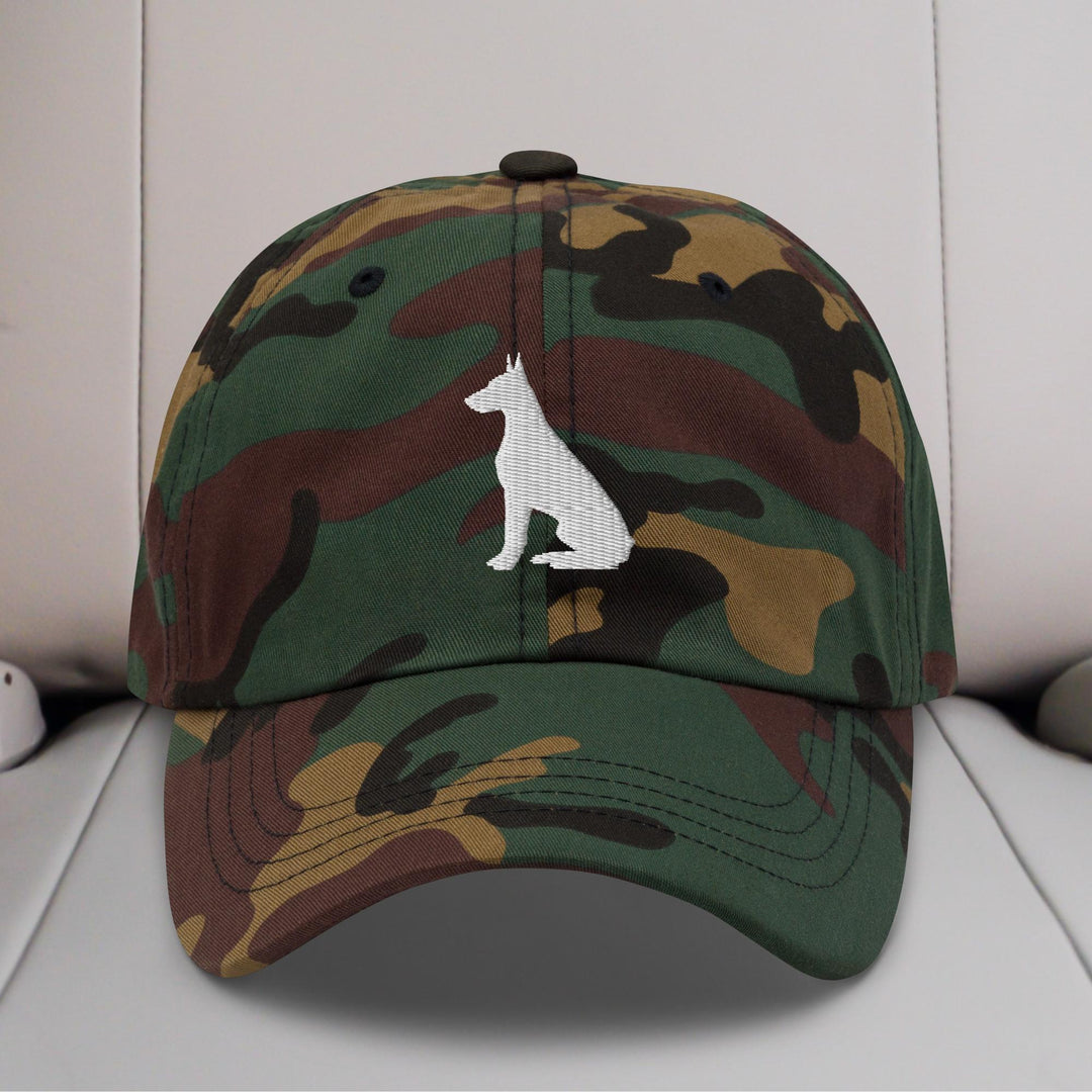 Doberman Silhouette Embroidered Hat