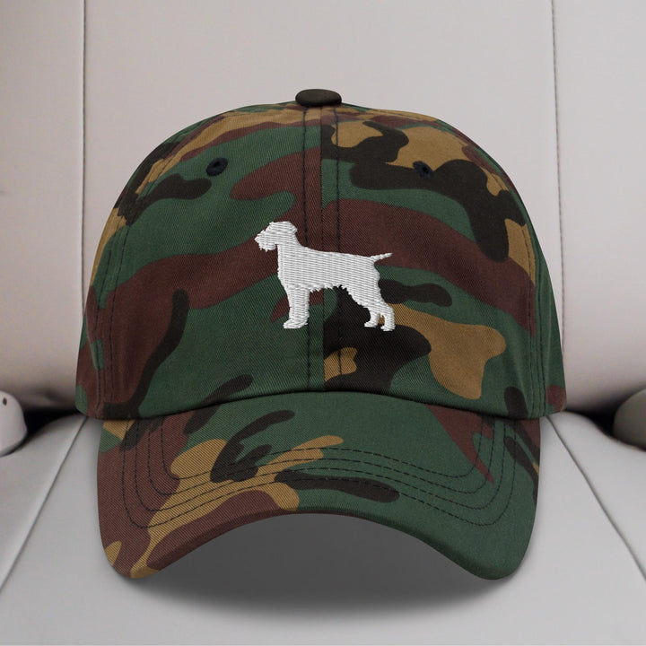 German Wirehaired Pointer Embroidered Hat