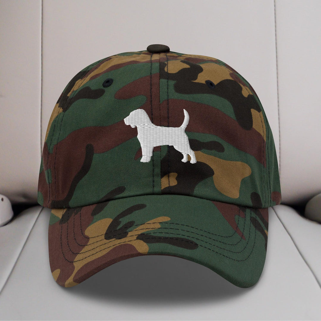 Beagle Silhouette Embroidered Hat