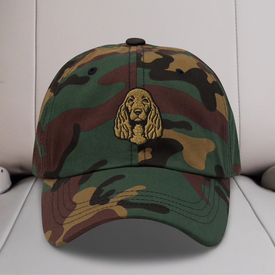 Field Spaniel Head Embroidered Hat