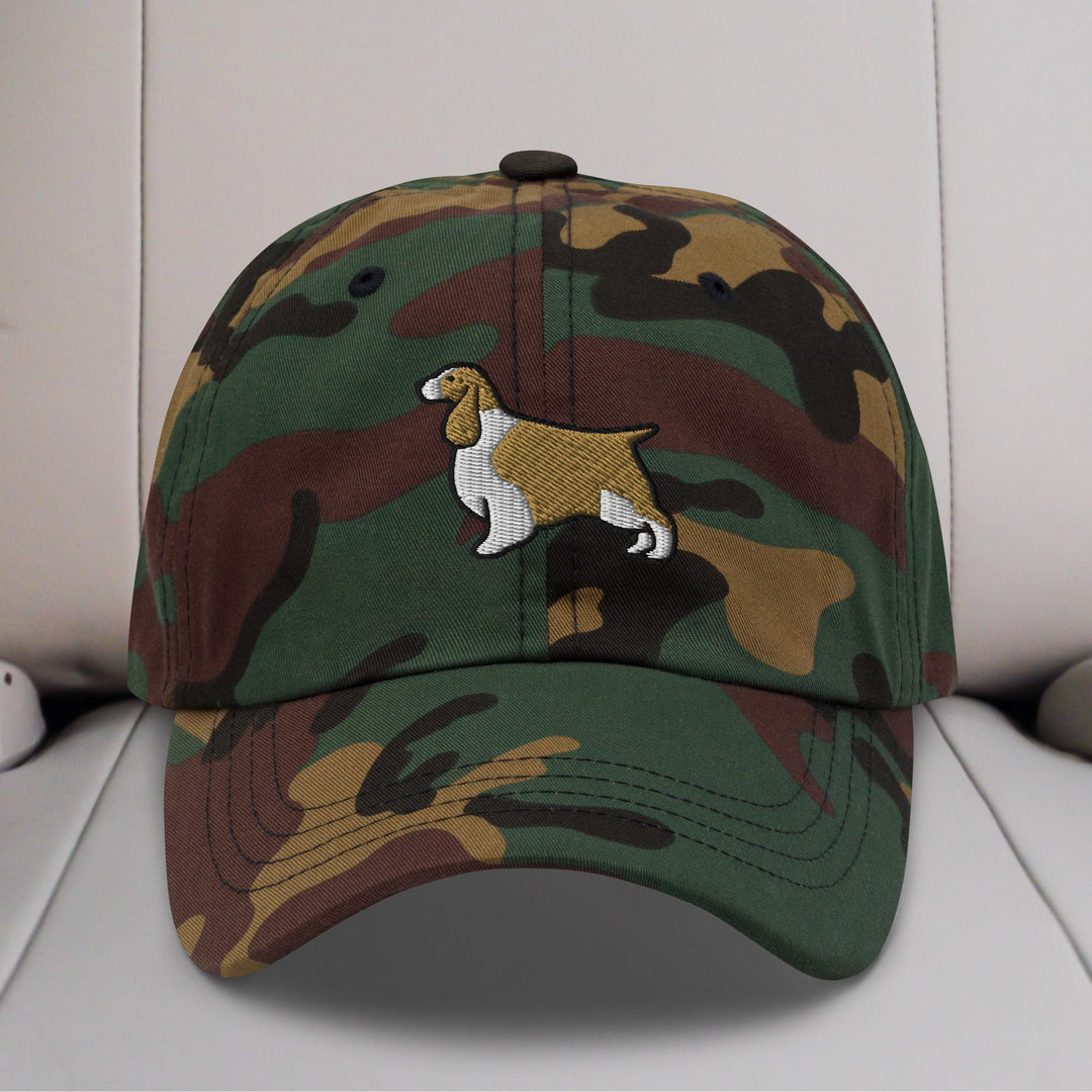 English Springer Spaniel (Liver & White) Embroidered Hat