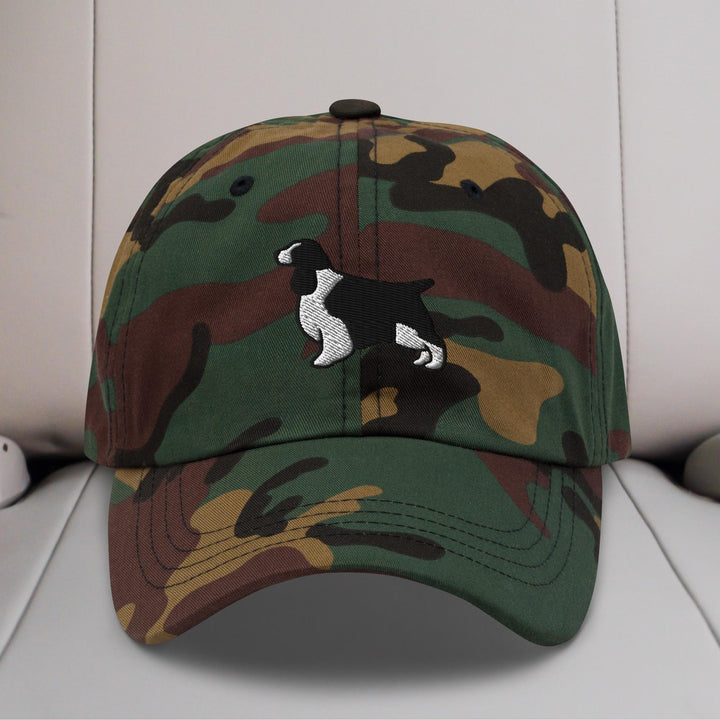 English Springer Spaniel (Black & White) Embroidered Hat