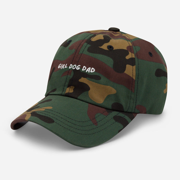 Girl Dog Dad Embroidered Hat