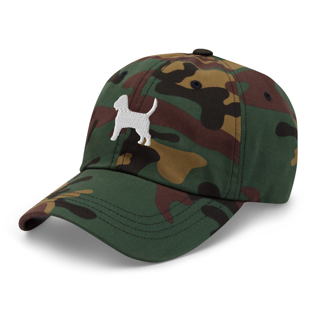 Beagle Silhouette Embroidered Hat