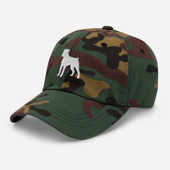 Boxer Silhouette Embroidered Hat
