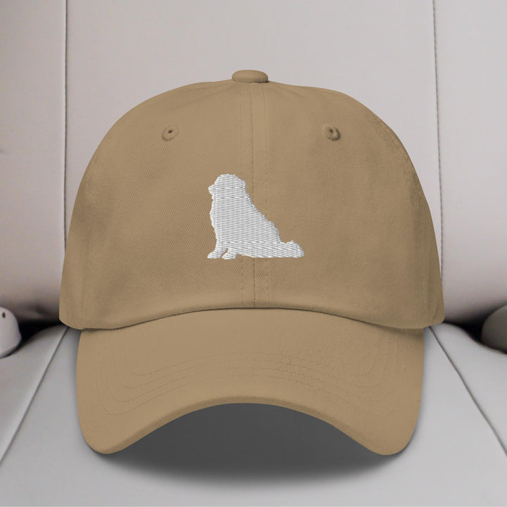 Bernese Mountain Dog Silhouette Embroidered Hat