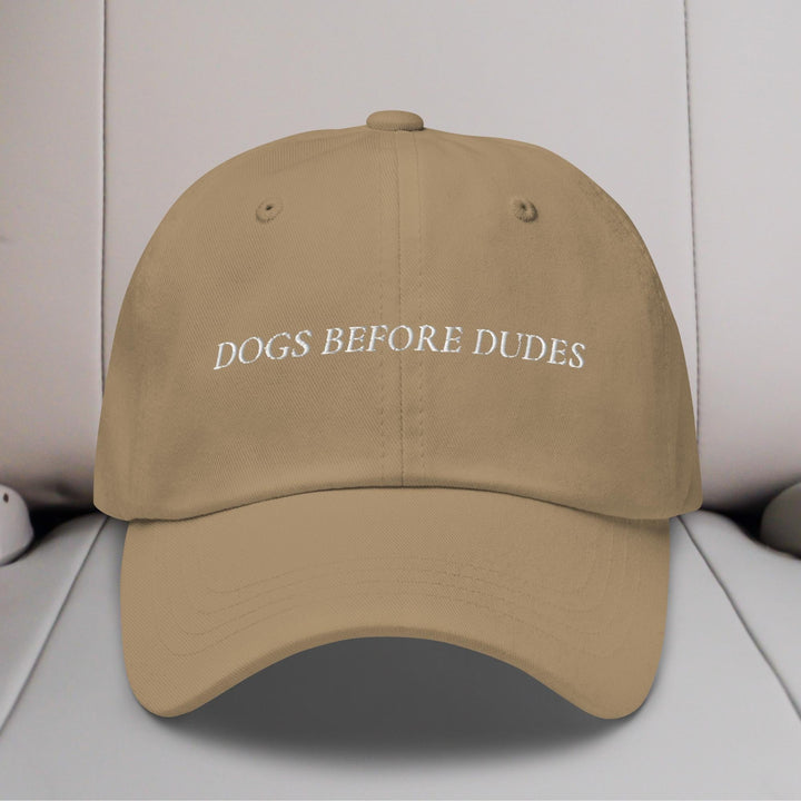 Dogs Before Dudes Embroidered Hat