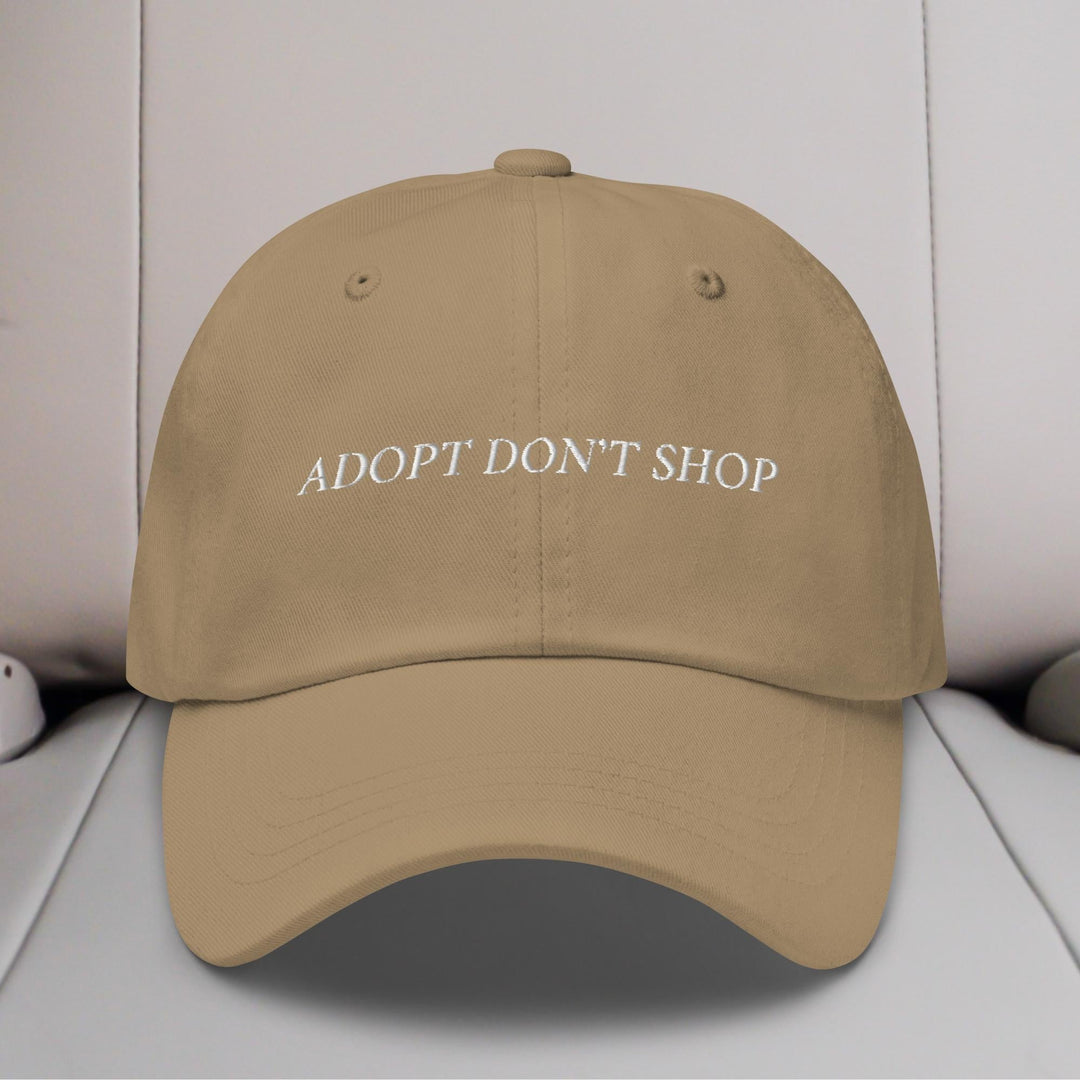 Adopt Don't Shop Embroidered Hat