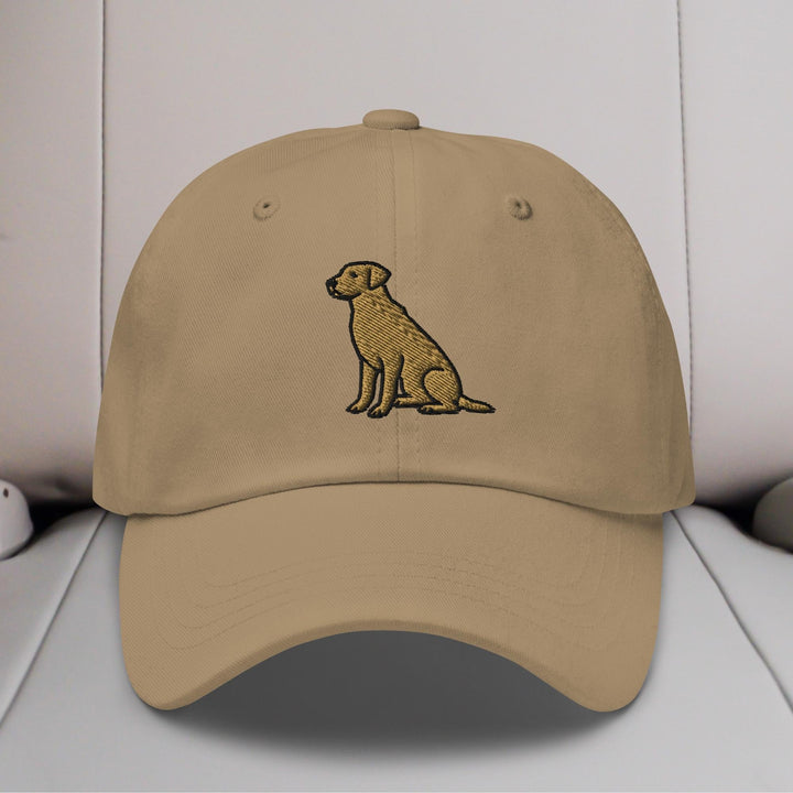 Labrador Retriever Sit Embroidered Hat