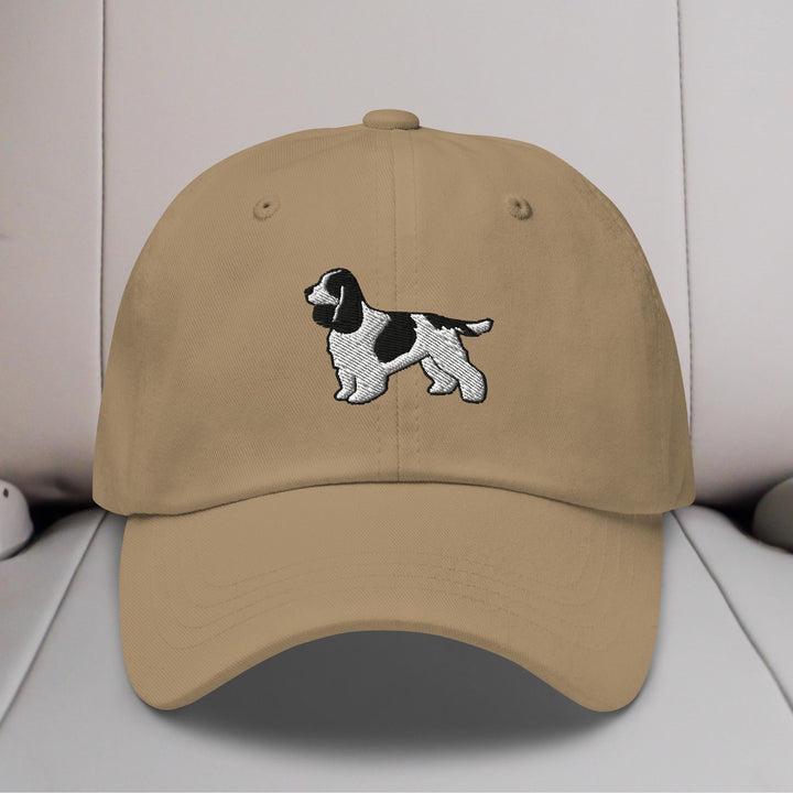 English Cocker Spaniel Embroidered Hat