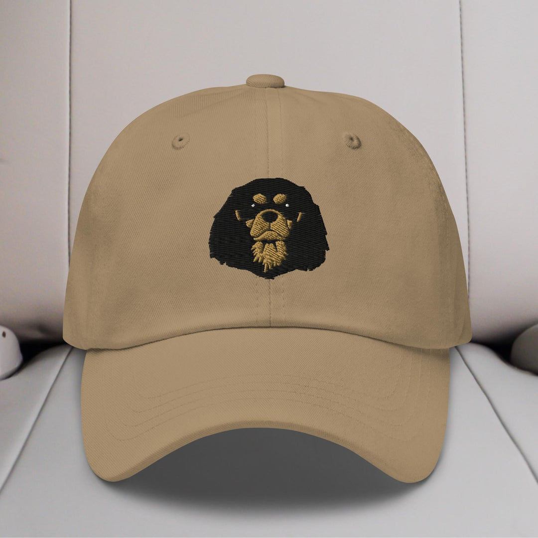 Cavalier King Charles Spaniel Head (Black & Tan) Embroidered Hat