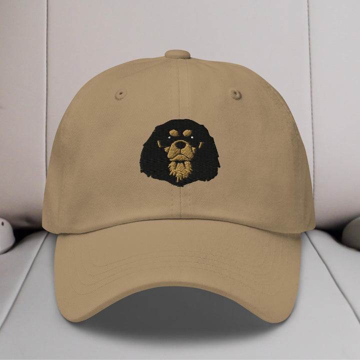 Cavalier King Charles Spaniel Head (Black & Tan) Embroidered Hat