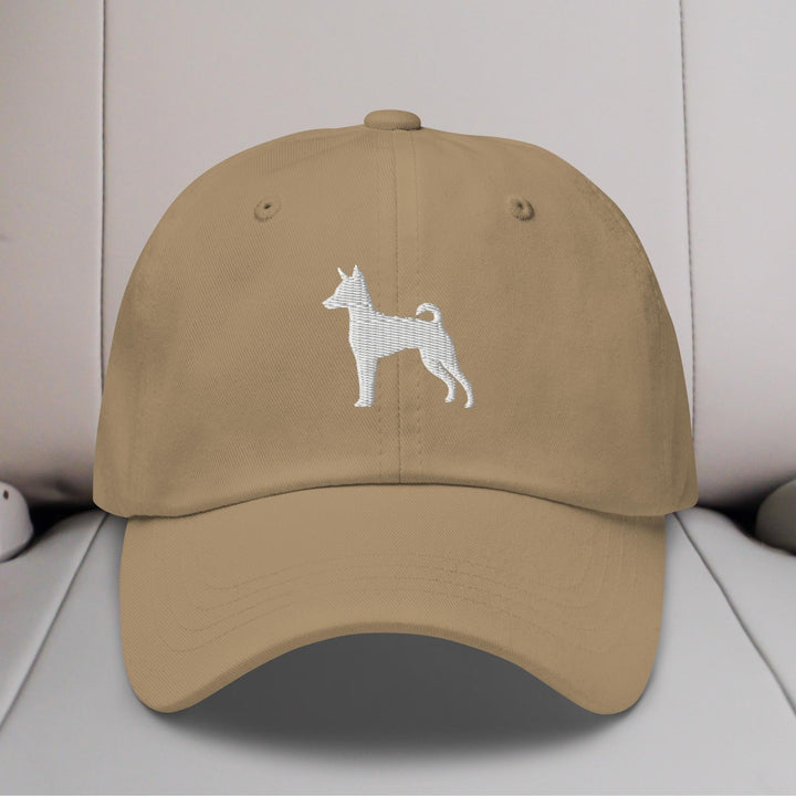 Basenji Silhouette Embroidered Hat
