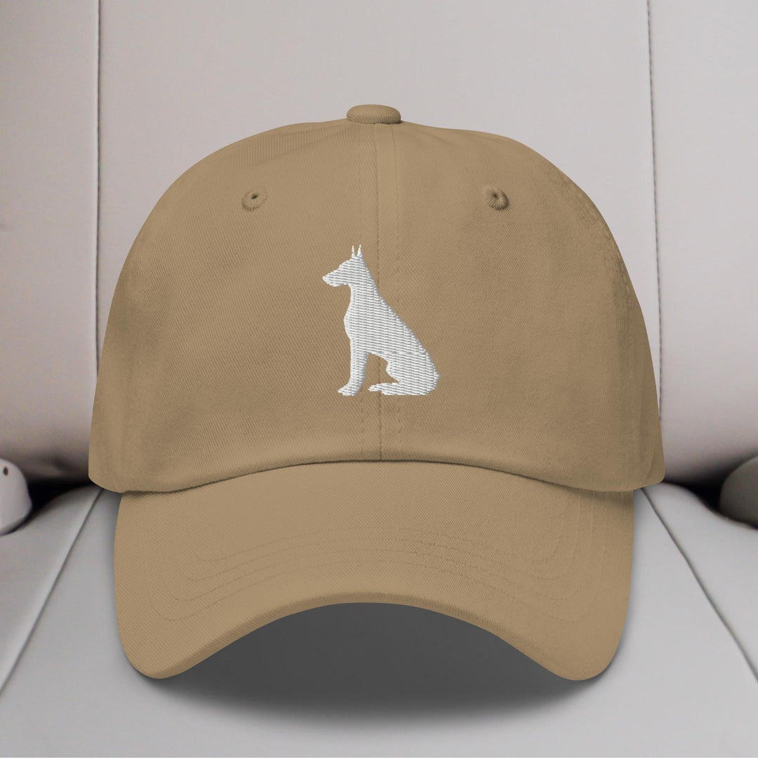 Doberman Silhouette Embroidered Hat