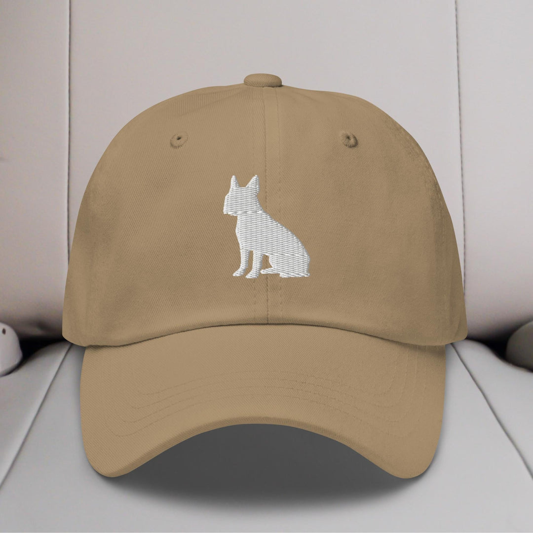 Boston Terrier Silhouette Embroidered Hat
