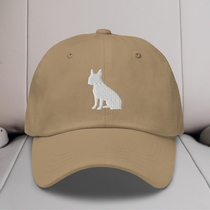 Boston Terrier Silhouette Embroidered Hat