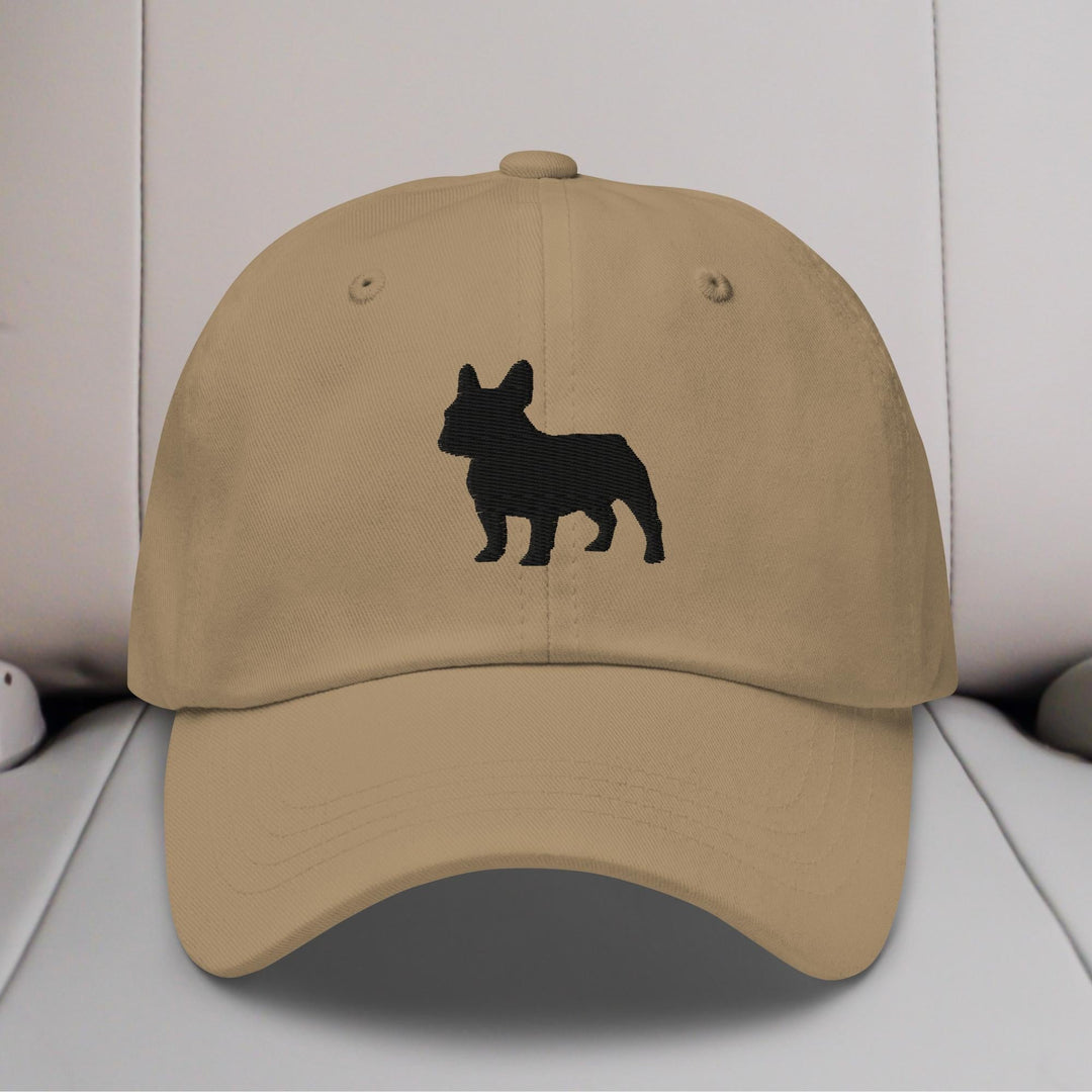 French Bulldog Silhouette Embroidered Hat