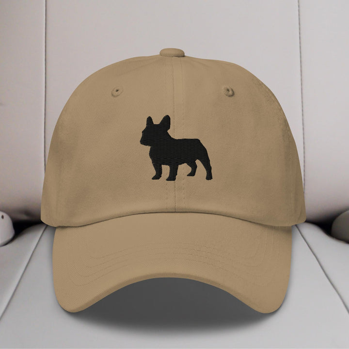 French Bulldog Silhouette Embroidered Hat