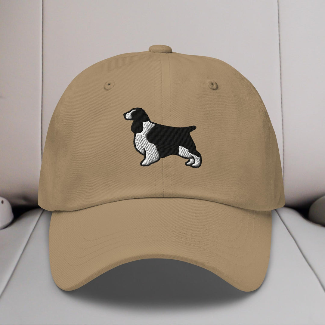 English Springer Spaniel (Black & White) Embroidered Hat
