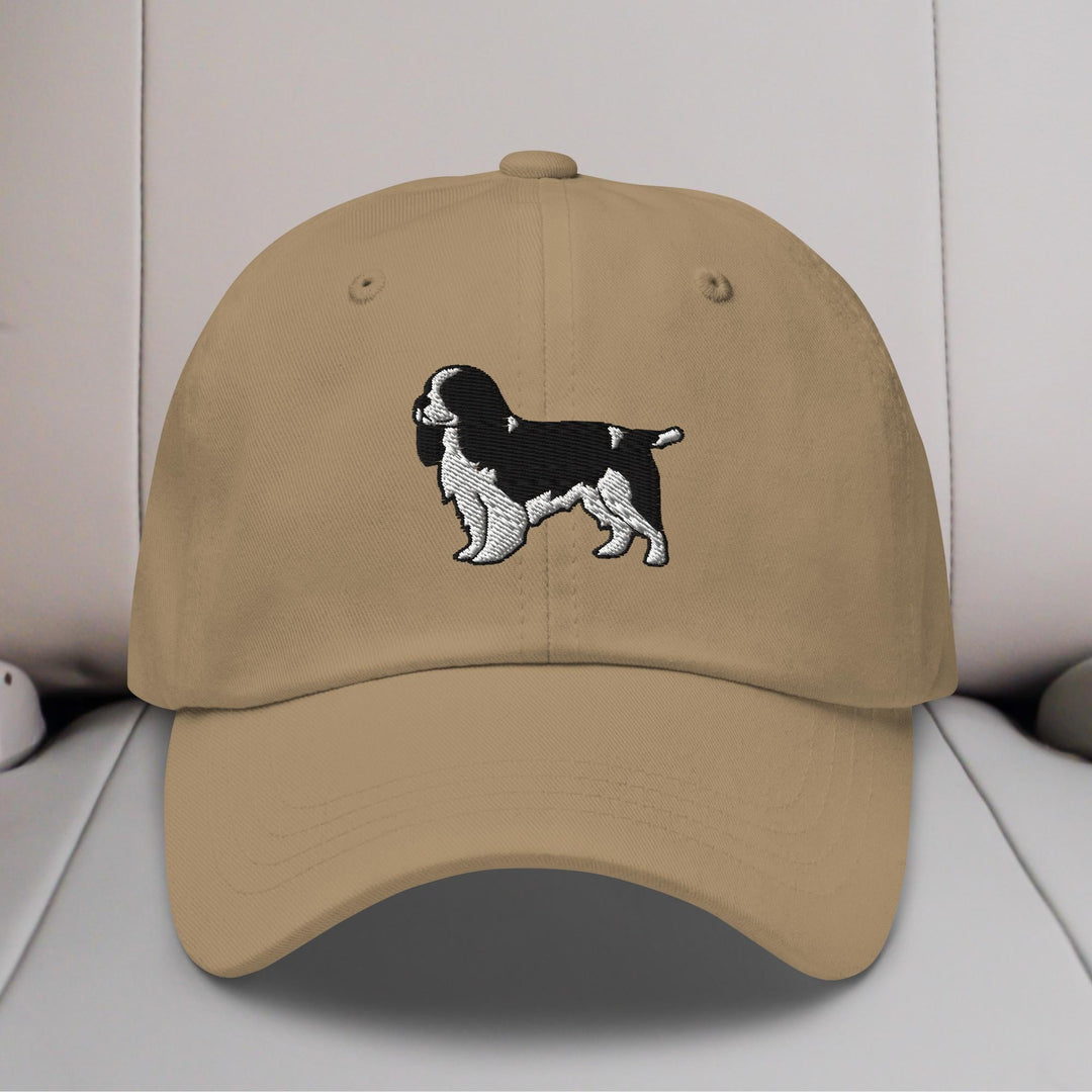 Cavalier King Charles Spaniel (Black & White) Embroidered Hat