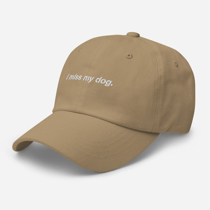 I Miss My Dog Embroidered Hat