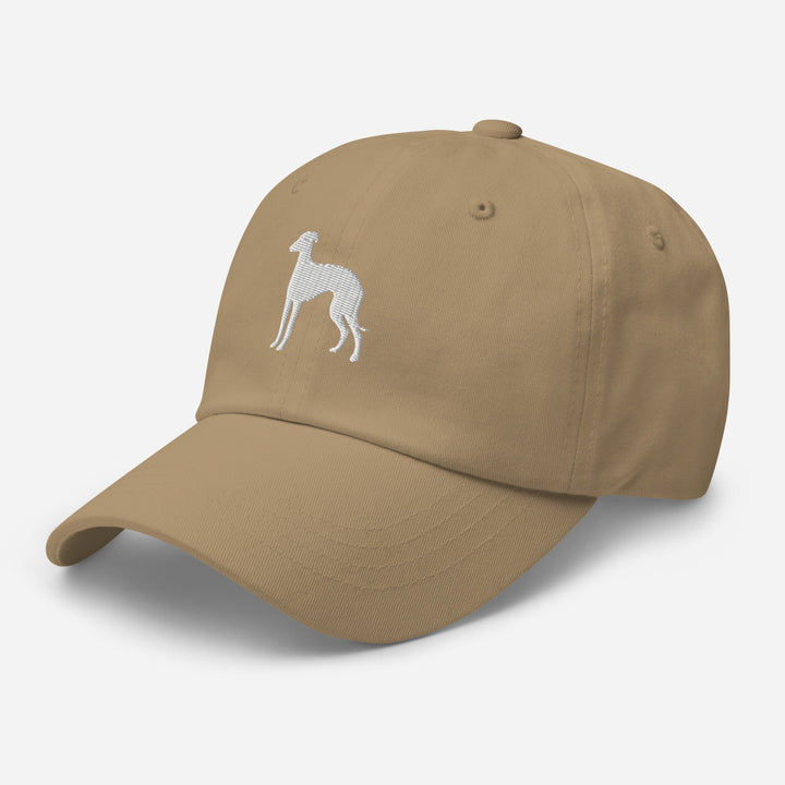 Greyhound Silhouette Embroidered Hat